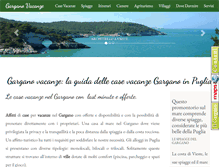 Tablet Screenshot of gargano-vacanze.com